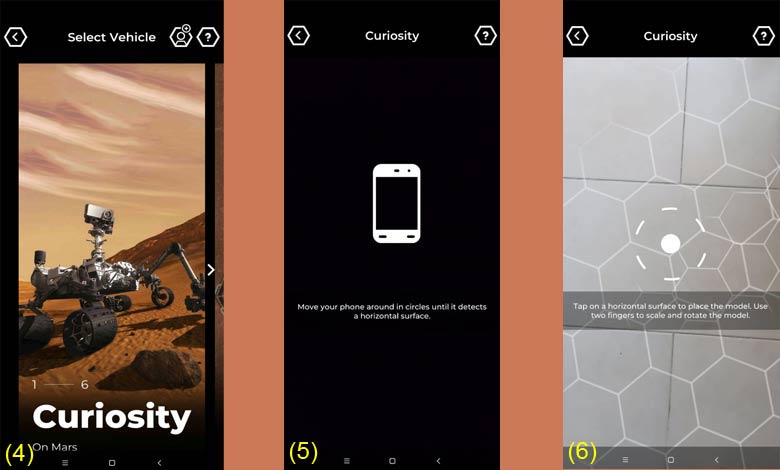 Spacecraft AR Uygulaması