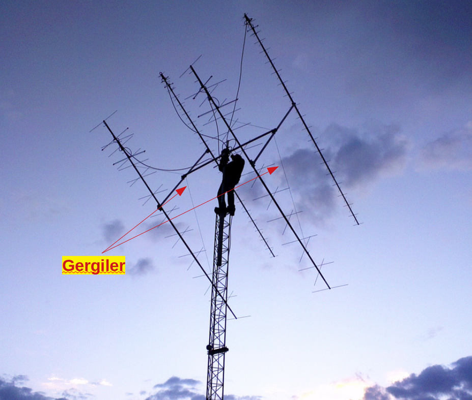 Resim-2. Yüksek Kazançlı Stack Antenler ve Kule Görünümü.